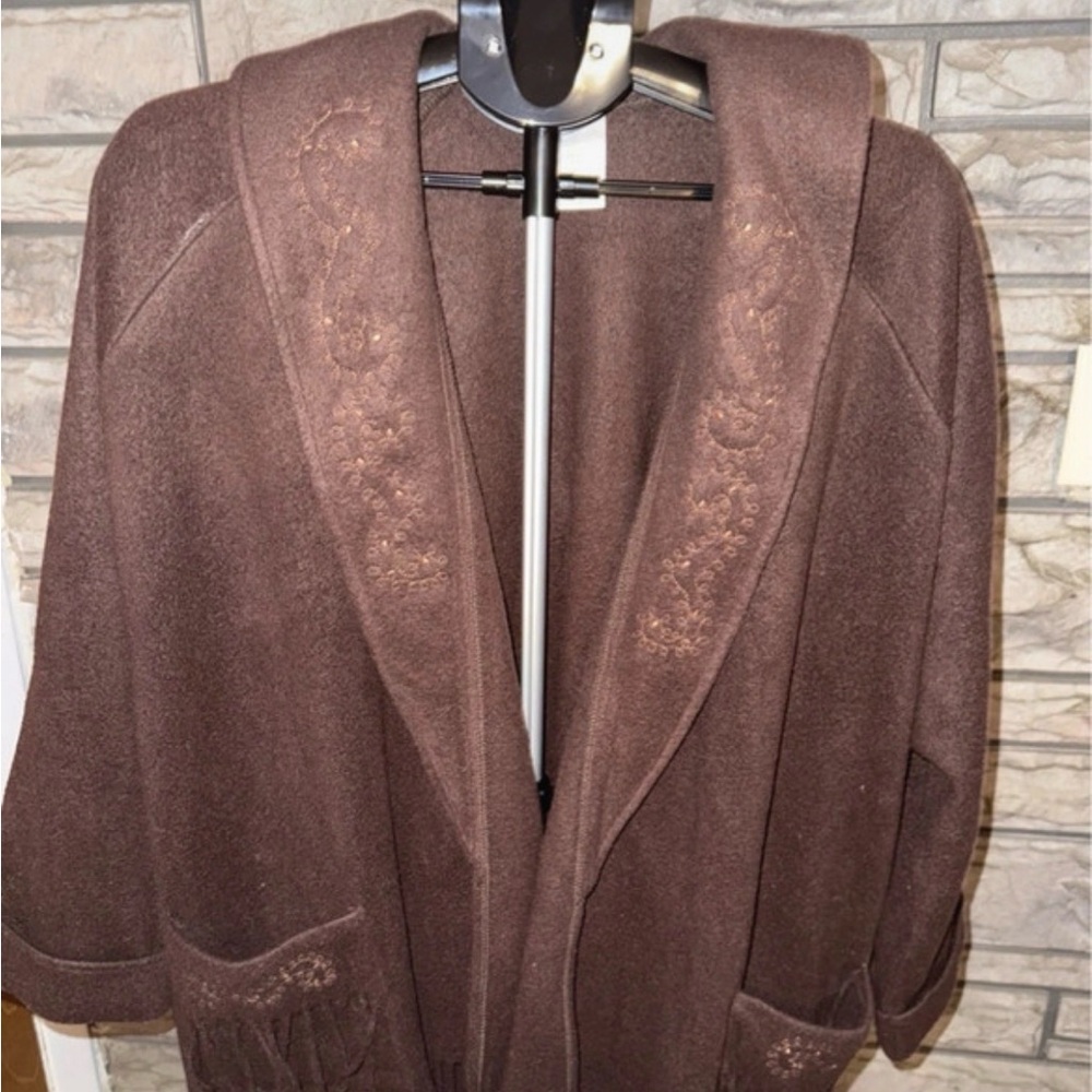 Brown Hooded Women's Sweater